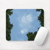 Gemütliches Blau Natur Mousepad (Mit Mouse)