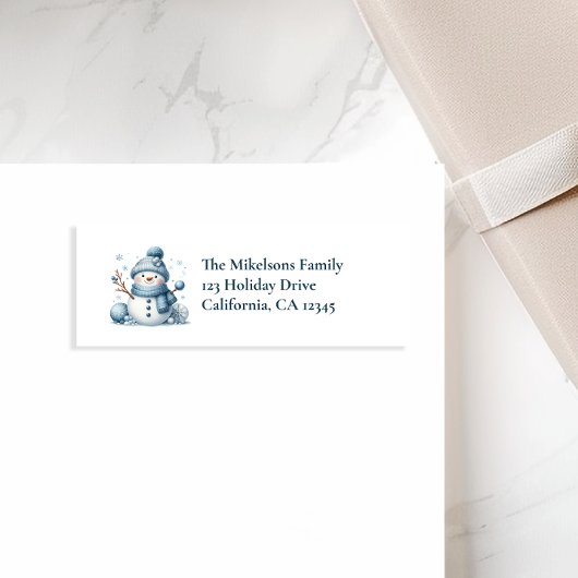 Gemütliches Blau Rustikale Weihnachten