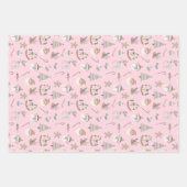 Gemütliches Boho-Weihnachten Geschenkpapier Set (Vorderseite 3)