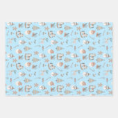 Gemütliches Boho-Weihnachten Geschenkpapier Set (Vorderseite 2)