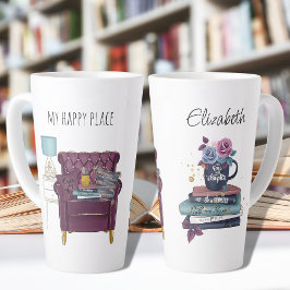 Gemütliches Buch Lover Homones Introvertierte Lese Milchtasse