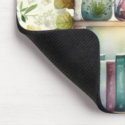 Gemütliches Buchästhetikum Mousepad (Ecke)
