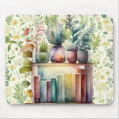 Gemütliches Buchästhetikum Mousepad (Vorne)