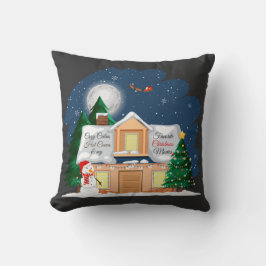 Gemütliches Cabin Hot Cocoa & Lieblingssendungen W Kissen