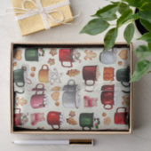 Gemütliches Cabin Hot Cocoa und Winter Leckereien Seidenpapier (Geschenk)