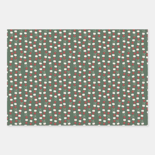 Gemütliches Cabin Weihnachten Set 1 Geschenkpapier Set (Vorderseite 2)