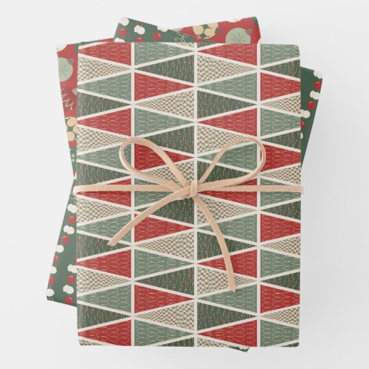 Gemütliches Cabin Weihnachten Set 1 Geschenkpapier Set (Beispiel)