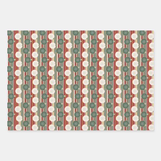 Gemütliches Cabin Weihnachten Set 2 Geschenkpapier Set (Vorderseite 2)