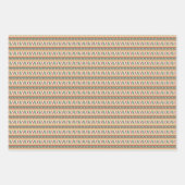 Gemütliches Cabin Weihnachten Set 2 Geschenkpapier Set (Vorderseite)