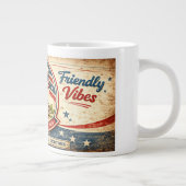 Gemütliches Café Jumbo-Tasse (Rechts)