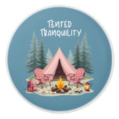 Gemütliches Camping Ästhetisches Glamping Zelt & C Keramikknauf (Vorderseite)