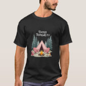 Gemütliches Camping Ästhetisches Glamping Zelt & C T-Shirt (Vorderseite)