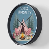 Gemütliches Camping Ästhetisches Glamping Zelt & C Uhr (Winkel)