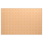 Gemütliches Chic Orange Winterschneeflocken Muster Stoff (Yard (91,4 cm))