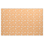 Gemütliches Chic Orange Winterschneeflocken Muster Stoff (Fat Quarter (45,7 x 55,9 cm))