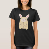 Gemütliches Chubby-Hase T-Shirt (Vorderseite)