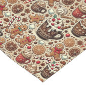 Gemütliches Cocoa Kurzer Tischläufer (Ecke)