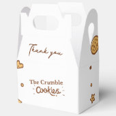 Gemütliches Cookie Freuden Gefälligkeitsboxen Geschenkschachtel (Offen)