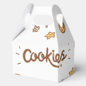 Gemütliches Cookie Freuden Gefälligkeitsboxen Geschenkschachtel (Rückseite)