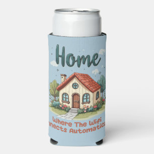 Gemütliches Cottage Core Zuhause Whimsical House A Selters Dosenkühler