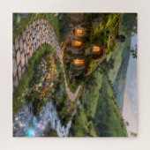 Gemütliches Cottage-Garten-Puzzle Puzzle (Horizontal)