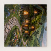 Gemütliches Cottage-Pfad-Puzzle Puzzle (Horizontal)
