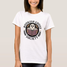 Gemütliches Cream-Abzeichen Bookingghost T-Shirt