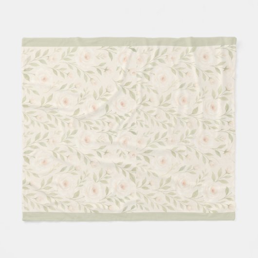 Gemütliches cremiges Pastell Blanket - Soft & Eleg Fleecedecke (Vorderseite (Horizontal))