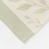 Gemütliches cremiges Pastell Blanket - Soft & Eleg Fleecedecke (Ecke)