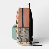 Gemütliches Dackel-Pullover-Muster Bedruckter Rucksack (Rechts)