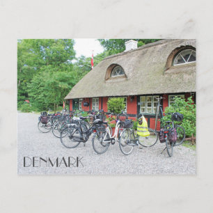 Gemütliches Dänemark Postkarte! Postkarte