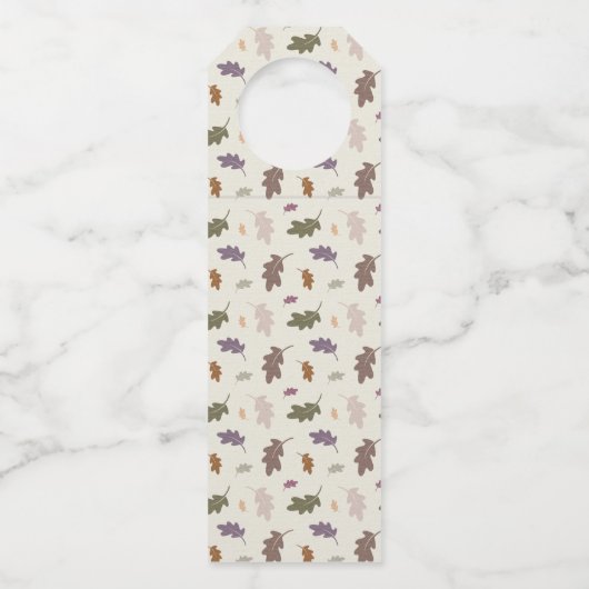 Gemütliches, dankbar dankbar gesegnetes Erntedank Flaschenanhänger (Rückseite)