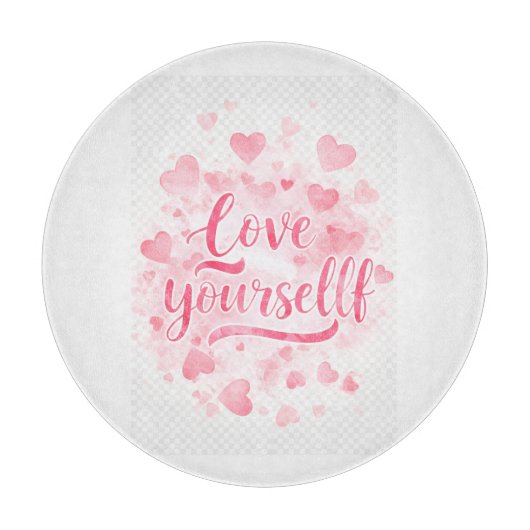 Gemütliches dekoratives Kissen - Modernes Minimali Schneidebrett (Vorderseite)