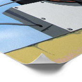 Gemütliches Dogs Diner auf der Route 66 Retro Neon Poster (Ecke)