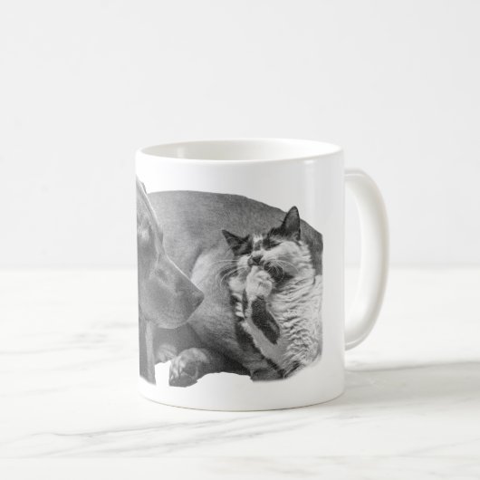 Gemütliches Duo, weich schattig Kaffeetasse (VorderseiteRechts)