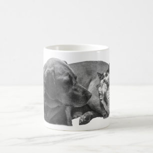 Gemütliches Duo, weich schattig Kaffeetasse