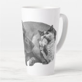 Gemütliches Duo, weich schattig Milchtasse (Rechte Ecke)