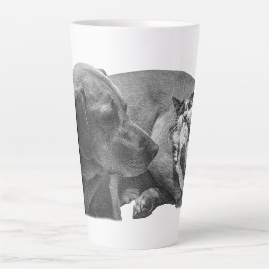 Gemütliches Duo, weich schattig Milchtasse (Vorderseite)