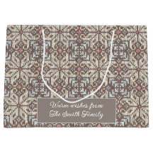 Gemütliches Fair Isle Strickmuster Weihnachten