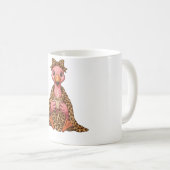 Gemütliches Flamingo-Herbstgefühl-Geschenk individ Kaffeetasse (VorderseiteRechts)