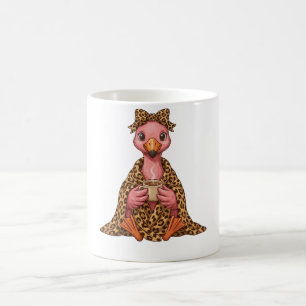Gemütliches Flamingo-Herbstgefühl-Geschenk individ Kaffeetasse