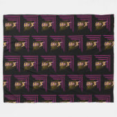 Gemütliches Fleece Blanket Design im Stil (Vorderseite (Horizontal))