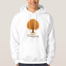 Gemütliches Frohes Erntedankfest Herbstbaum