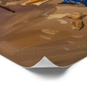 Gemütliches gemütliches Schlafzimmer - Gemütliches Poster (Ecke)