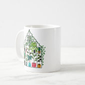 Gemütliches Gewächshaus Kaffeetasse (Vorderseite Links)