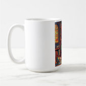 Gemütliches Gnome mit seinem Gnomework Kaffeetasse (Links)