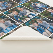 Gemütliches graues Buffalo Kariert Holiday Foto Co Sherpadecke (3/4)