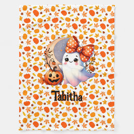 Gemütliches Halloween Baby Blanket Name Niedlich G Fleecedecke