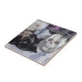 Gemütliches Halloween Fliese (Seite)