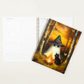 Gemütliches Halloween Ghost & Black Cat Campfire K Planer (Anzeige)